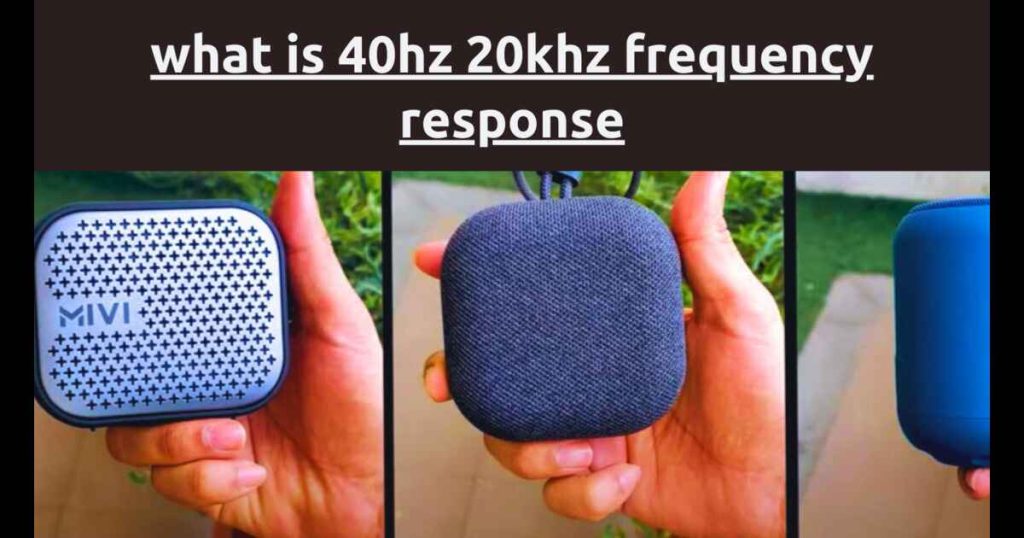 What is 40Hz 20kHz frequency response