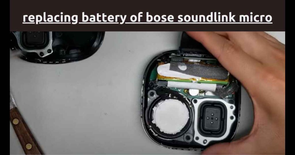 Replacing the Battery of Your Bose SoundLink Micro